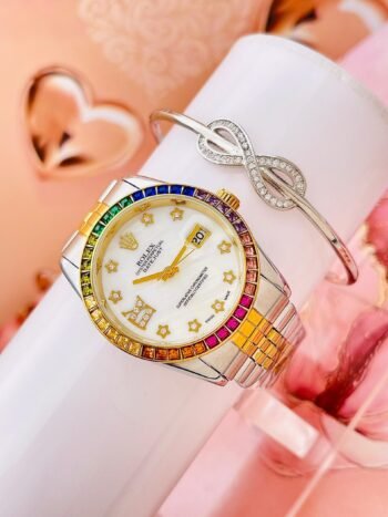 Reloj Rolex Dama Stones Colors