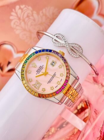 Reloj Rolex Dama Stones Colors