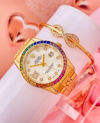 Reloj Rolex Dama Stones Colors